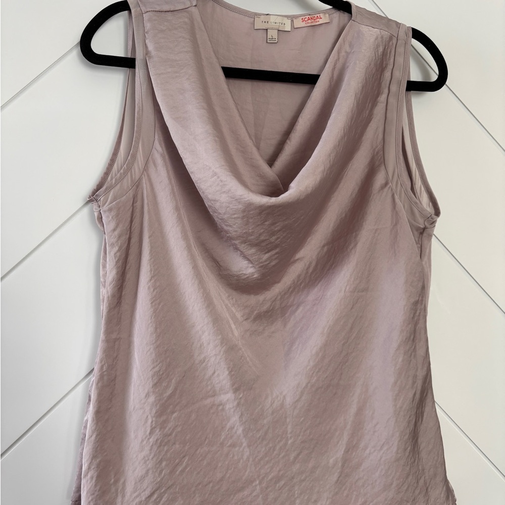 The Limited Soft Lavender Sleeveless Blouse